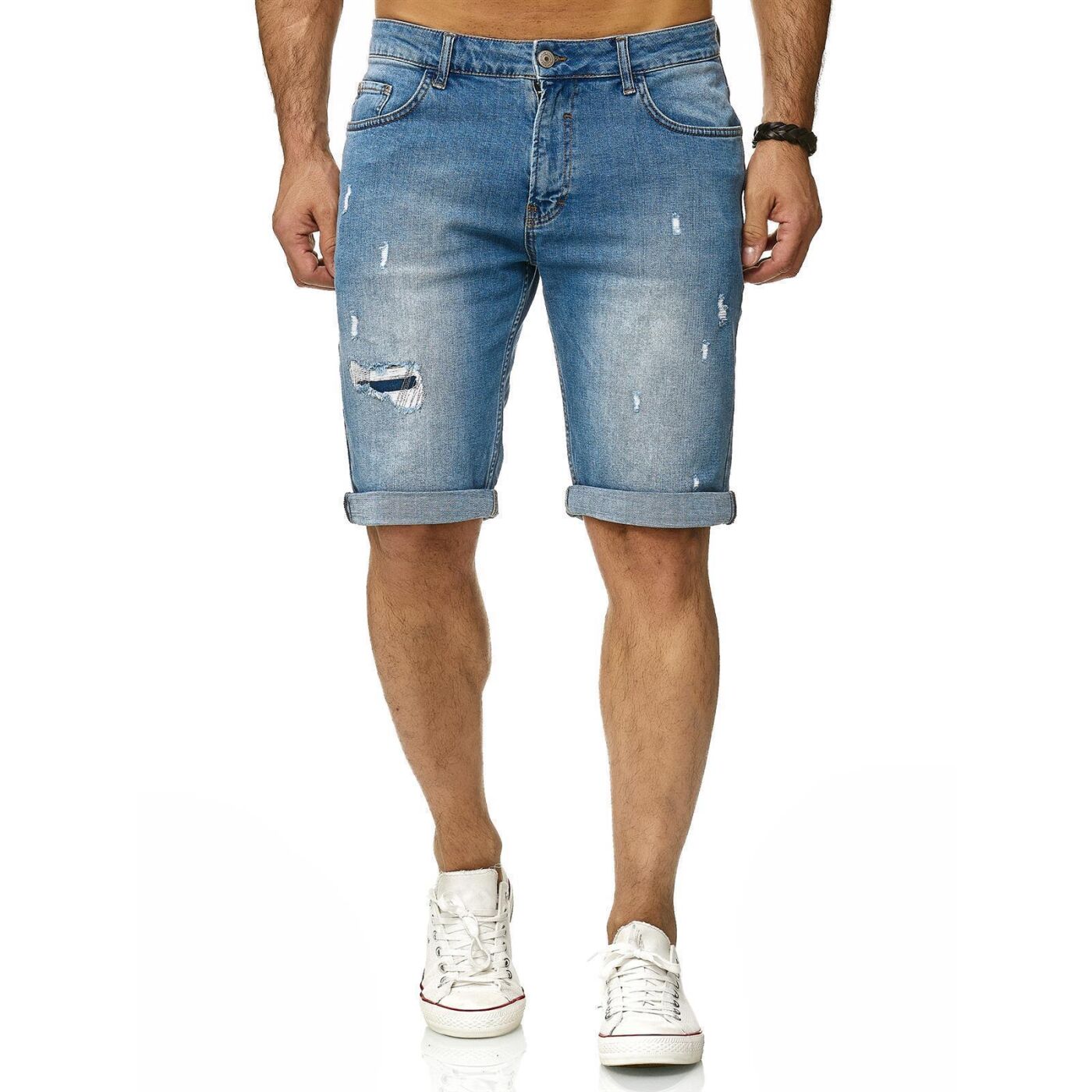 Red Bridge Herren Jeans Shorts Kurze Hose Denim Capri Distressed Basi,  59,99 €