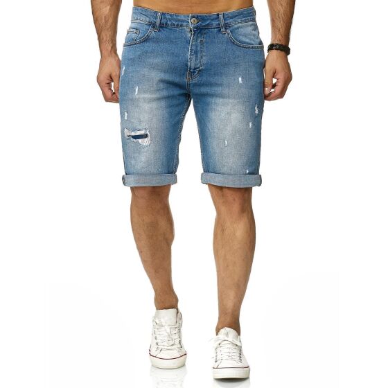 Red Bridge Mens Jeans Shorts Shorts Denim Capri Distressed Basic