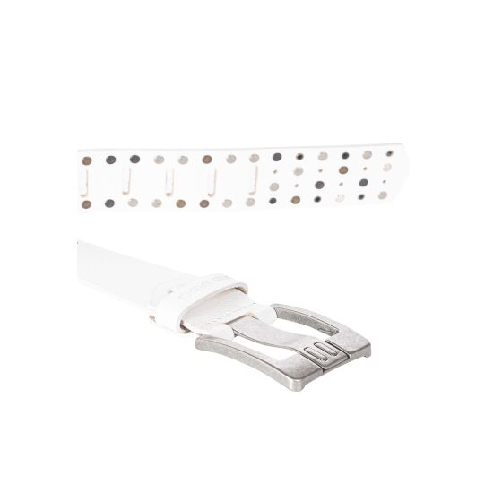 Red Bridge Herren Gürtel Studded Echtleder Ledergürtel Schwarz mit Nieten