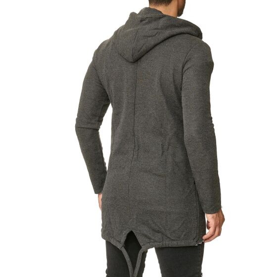 Red Bridge Mens sweatshirt oversized pullover hoodie dark gray