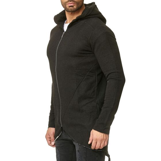 Red Bridge Herren Sweatshirt Oversized Pullover Kapuzenpullover Hoodie schwarz