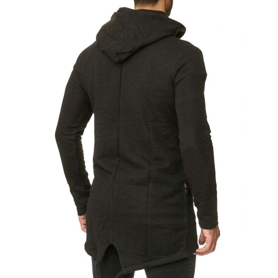 Red Bridge Herren Sweatshirt Oversized Pullover Kapuzenpullover Hoodie schwarz