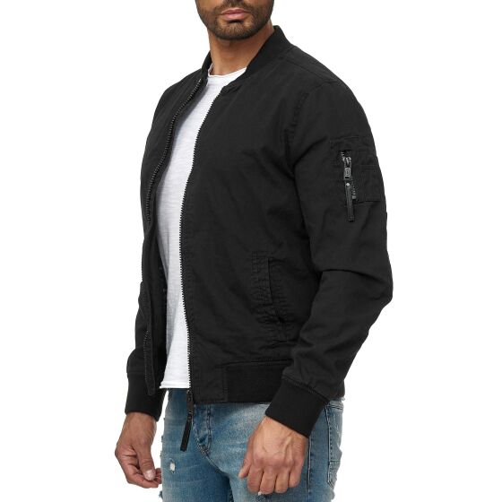 Red Bridge Mens Jacket Transition Jacket Bomber Jacket College Jacket Basic Black L