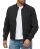 Red Bridge Mens Jacket Transition Jacket Bomber Jacket College Jacket Basic Black L