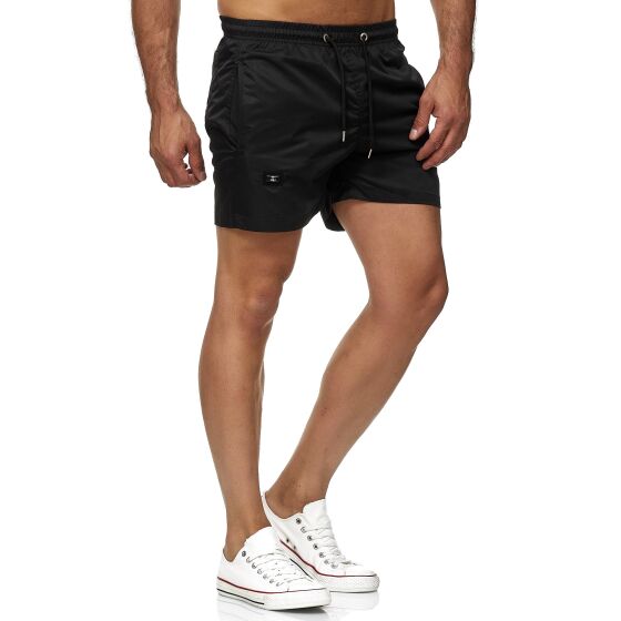 Red Bridge Mens shorts, shorts, swimming shorts, swimming trunks, leisure sports shorts, black S