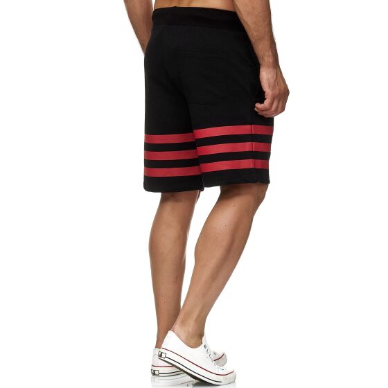 Red Bridge Herren Short Kurze Hose Capri Sweatpants Jogginghose Striped