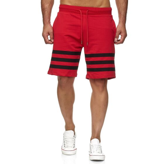 Red Bridge Herren Short Kurze Hose Capri Sweatpants Jogginghose Striped