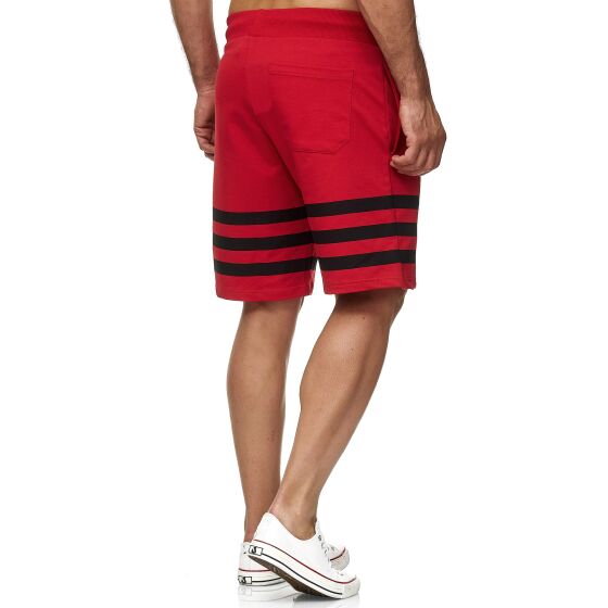 Red Bridge Herren Short Kurze Hose Capri Sweatpants Jogginghose Striped