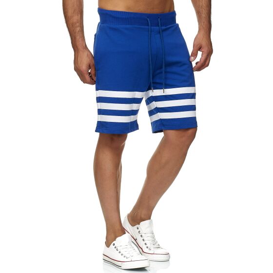 Red Bridge Mens Short Shorts Capri Sweatpants Sweatpants Striped