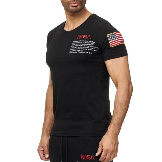 Red Bridge Herren T-Shirt NASA Logo USA Spaceshuttle