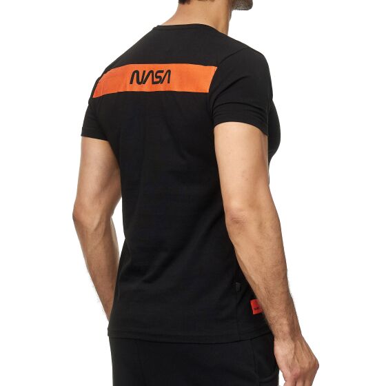 Red Bridge Herren T-Shirt NASA Logo USA Spaceshuttle Schwarz S