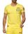 Red Bridge Mens T-Shirt NASA Logo USA Space Shuttle Yellow XL