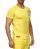 Red Bridge Mens T-Shirt NASA Logo USA Space Shuttle Yellow XL