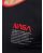 Red Bridge Mens T-Shirt NASA Logo Retro Contrast Striped Black S