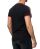 Red Bridge Mens T-Shirt NASA Logo Retro Contrast Striped Black S