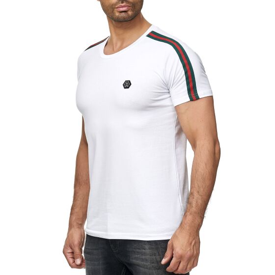 Red Bridge Mens T-Shirt Luxury Line Short Sleeve Shirt White XXL