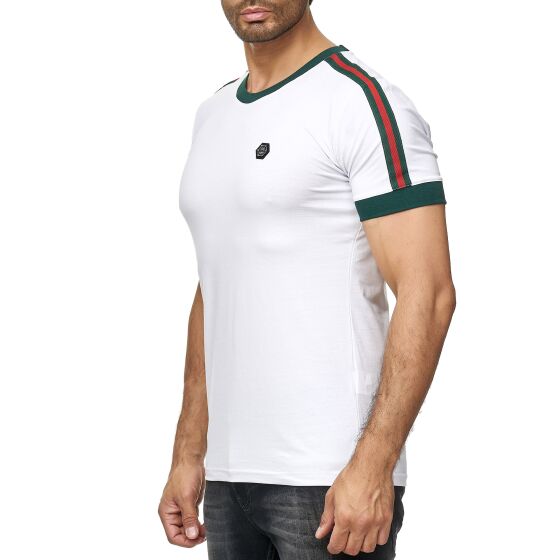 Red Bridge Mens T-Shirt Contrast Luxury Line Short Sleeve Shirt