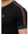 Red Bridge Herren T-Shirt Contrast Luxury Line Kurzarm Shirt Schwarz S