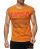 Red Bridge Mens Tank Top T-Shirt NASA Logo USA Sleeveless Orange S