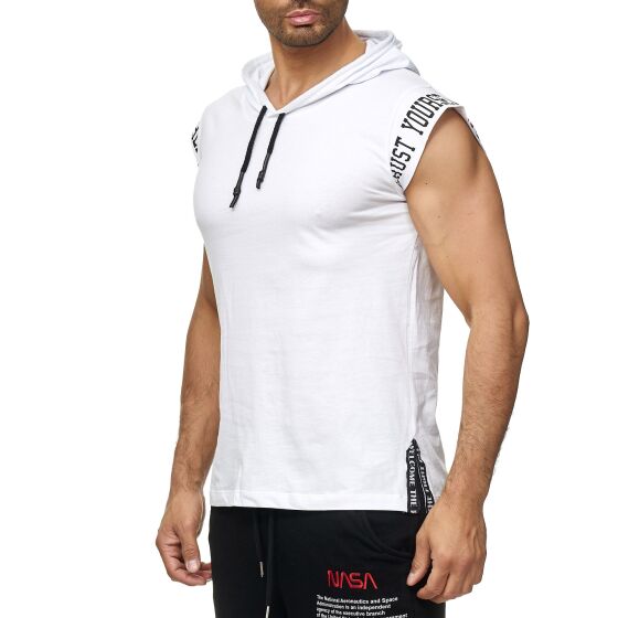 Red Bridge Herren Tank Top T-Shirt Fight Club Ärmellos mit Kapuze