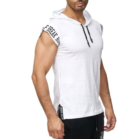 Red Bridge Herren Tank Top T-Shirt Fight Club Ärmellos mit Kapuze