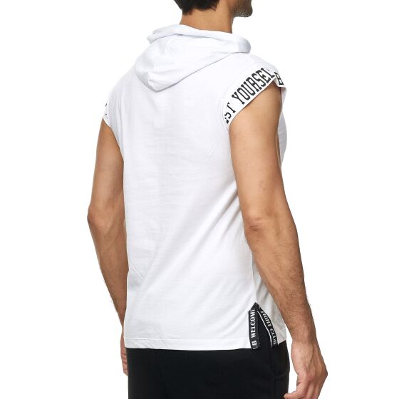 Red Bridge Mens Tank Top T-Shirt Fight Club Sleeveless with Hood