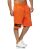 Red Bridge Mens Shorts Capri Sweat Pants Sweatpants NASA Logo USA Orange S