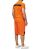 Red Bridge Mens T-Shirt and Shorts Jogging Suit Shorts Set Sweat Pants NASA Logo Orange S