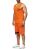 Red Bridge Mens Tank Top and Shorts Jogging Suit Short Pants Set NASA Logo Orange S