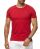 Red Bridge Mens T-Shirt Basic Short-Sleeved Shirt Turned Inside
