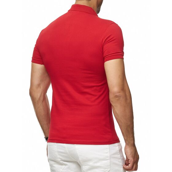 Red Bridge Men Polo Basic Polo T-Shirt Short Sleeve Cotton