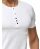 Red Bridge Mens T-Shirt Basic Short Sleeve Shirt Button Placket White XL