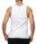 Red Bridge Mens Tank Top Growing Old is Not for Sissies Tattoo Sleeveless White XL