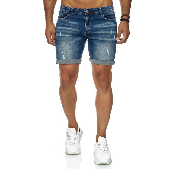 Red Bridge Herren Jeans Shorts Kurze Hose Denim Fade