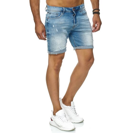 Red Bridge Herren Jeans Shorts Kurze Hose Denim Fade