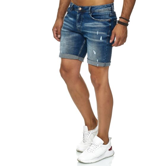 Red Bridge Herren Jeans Shorts Kurze Hose Denim Fade Blau W30