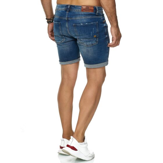 Red Bridge Herren Jeans Shorts Kurze Hose Denim Fade Blau W30