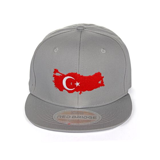 Red Bridge Unisex Türkiye Cap Snapback Embroidered