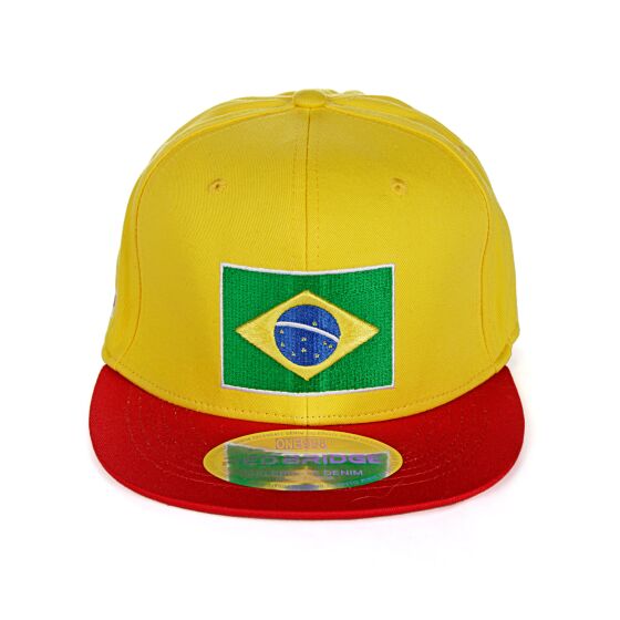 Red Bridge Unisex Brasil Cap Snapback Bestickt