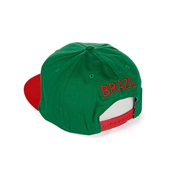 Red Bridge Unisex Brasil Cap Snapback Embroidered Green One Size
