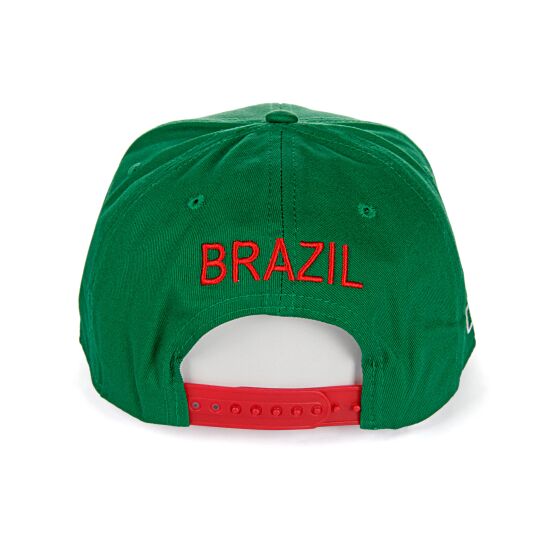 Red Bridge Unisex Brasil Cap Snapback Embroidered Green One Size