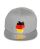 Red Bridge Unisex Germany Cap Snapback Embroidered Gray One Size