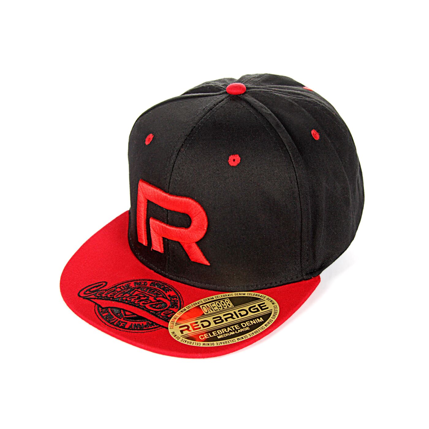 Red Bridge Unisex R-Logo Snapback Cap Signature Bestickt R31753 - Red, €  14,90