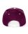 Red Bridge Unisex R-Logo Snapback Cap Signature Embroidered Violet-White One Size
