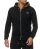 Red Bridge Herren Sweatjacke Kapuzenpullover Reißverschluss R-Logo Premium Schwarz XL