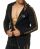 Red Bridge Mens sweat jacket hoodie zipper R-Logo Premium Black XL