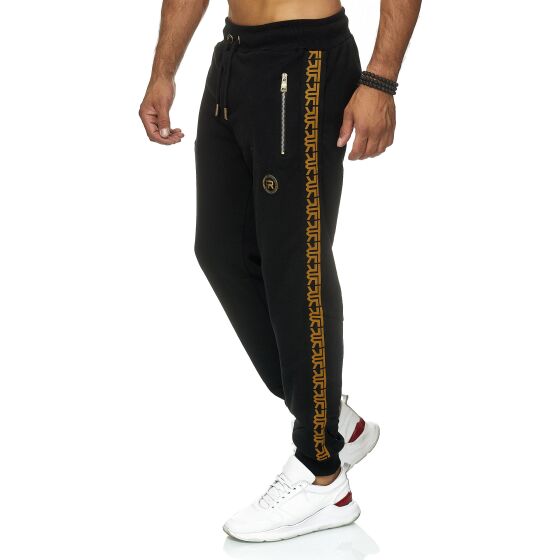 Red Bridge Mens Sweatpants Jogger Trousers Sweat-Pants R-Logo Premium Black S