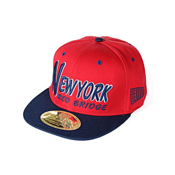 Red Bridge Unisex New York Cap Snapback Embroidered