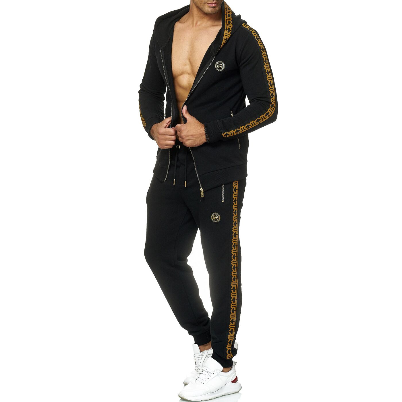 Men/'s jogger Tracksuit hoodie Coat Jacket Trousers Pants Sports Sweat Suit Set