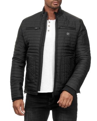 Red Bridge Herren Jacke Steppjacke Winterjacke Kunstleder...